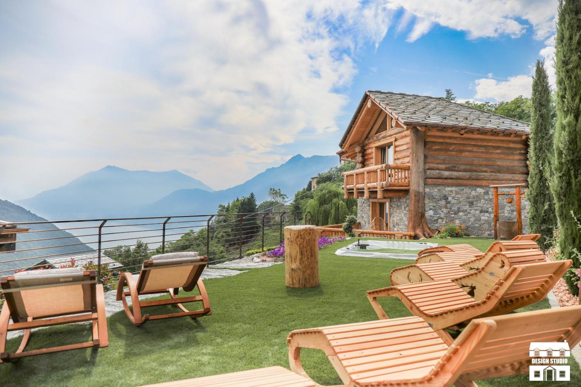 Chalet Antico Legno By Design Studio Sueglio Экстерьер фото